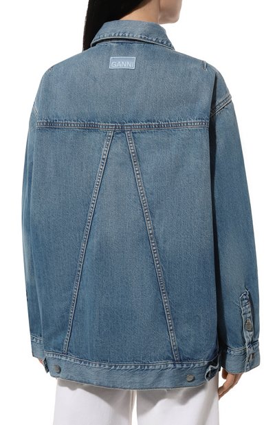 Джинсовая куртка GANNI, арт. J1373, фото 4