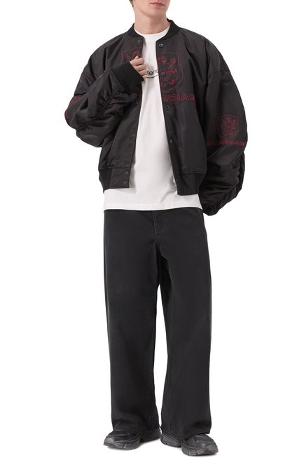 Мужские комбинированные кроссовки lightstar GOLDEN GOOSE DELUXE BRAND черного цвета, арт. GMF00724.F006473 | Фото 2 (Материал внутренний: Текстиль; Материал внешний: Текстиль, Натуральная кожа; Подошва: Массивная; Материал сплава: Проставлено; Драгоценные камни: Проставлено)