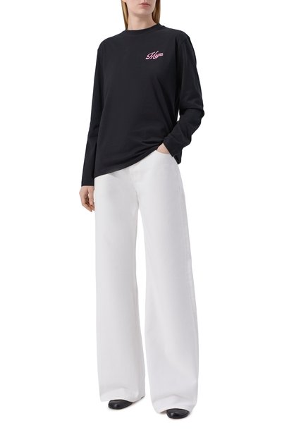 Женская хлопковый лонгслив MSGM, арт. 4041MDM111D/267002