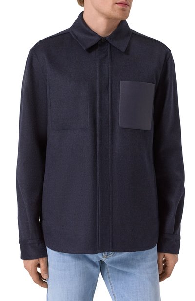 Куртка-рубашка из шерсти и кашемира ZILLI, арт. DBLA04M024450034U, фото 3