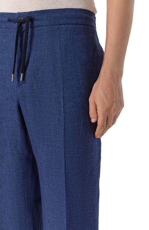 Льняные брюки Capobianco 20M811.LL00._001 Синий  20M811.LL00._001 Фото 5