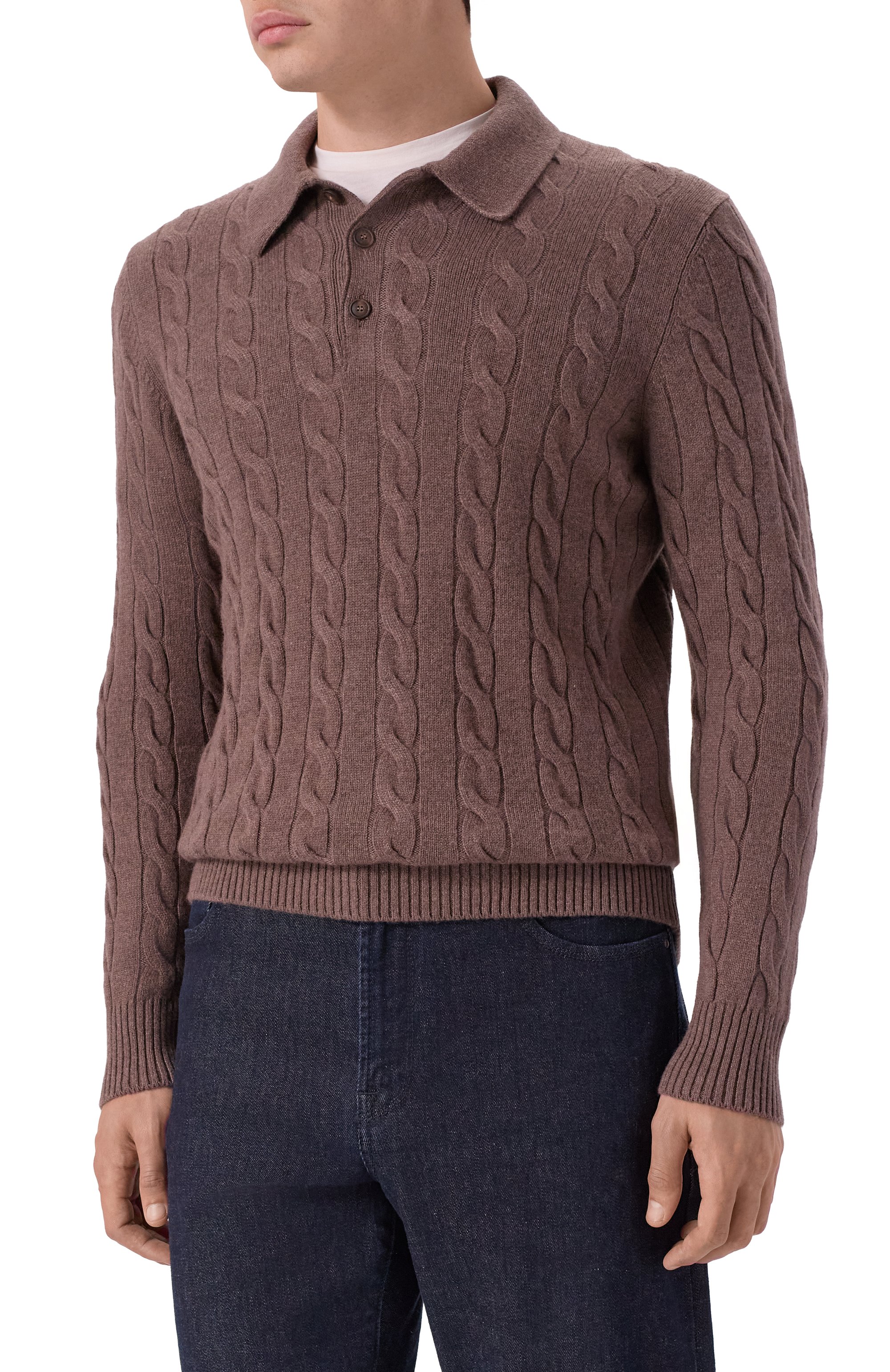 Кашемировое поло GRAN SASSO, арт. 23172/15551, фото 3