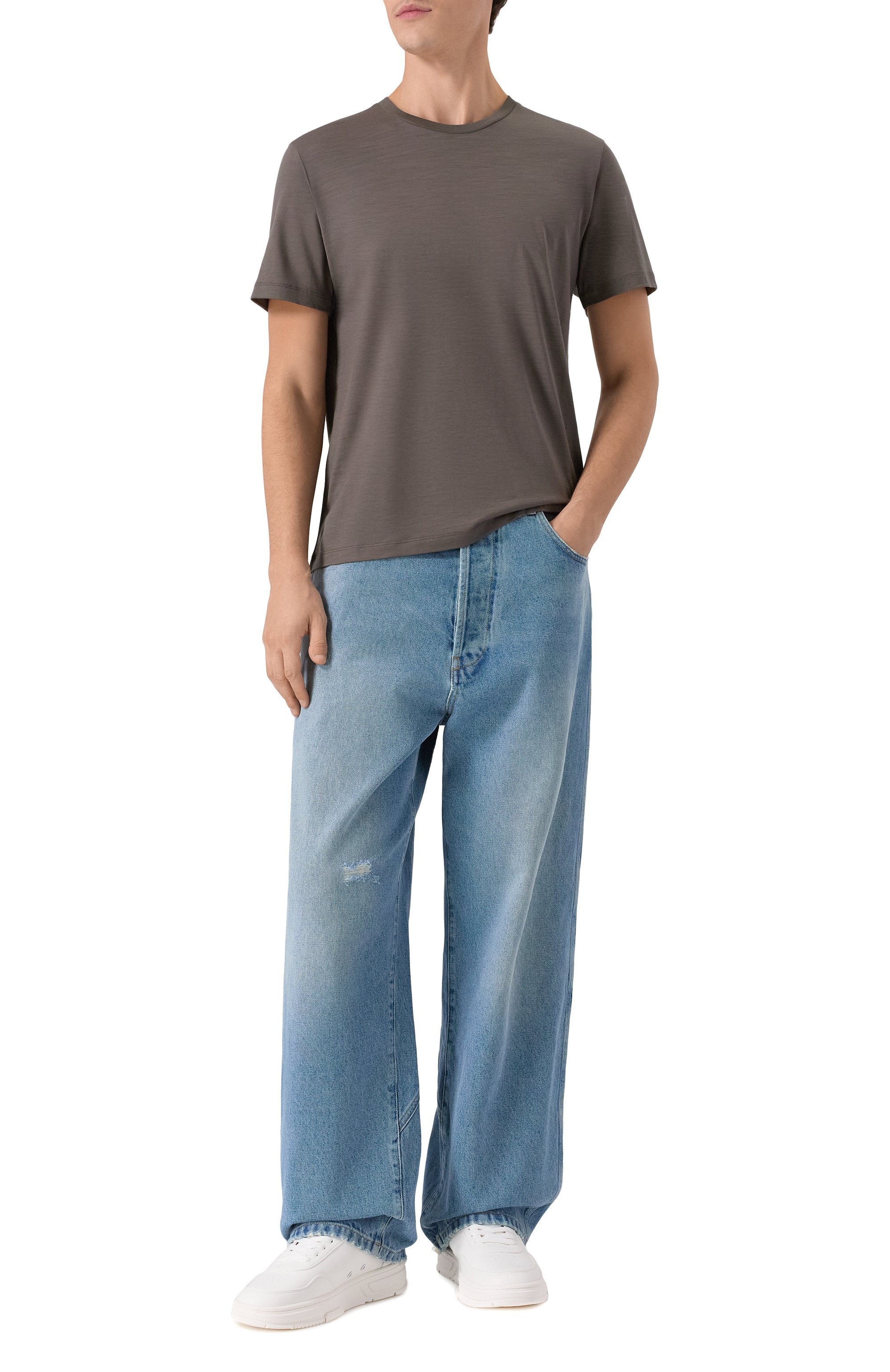 Шерстяная футболка HERNO, арт. JG00036UR/52068, фото 2