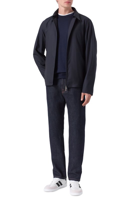 Кожаные кеды Retro Crest Bally MSK0F7/VT012 Белый  MSK0F7/VT012 Фото 2