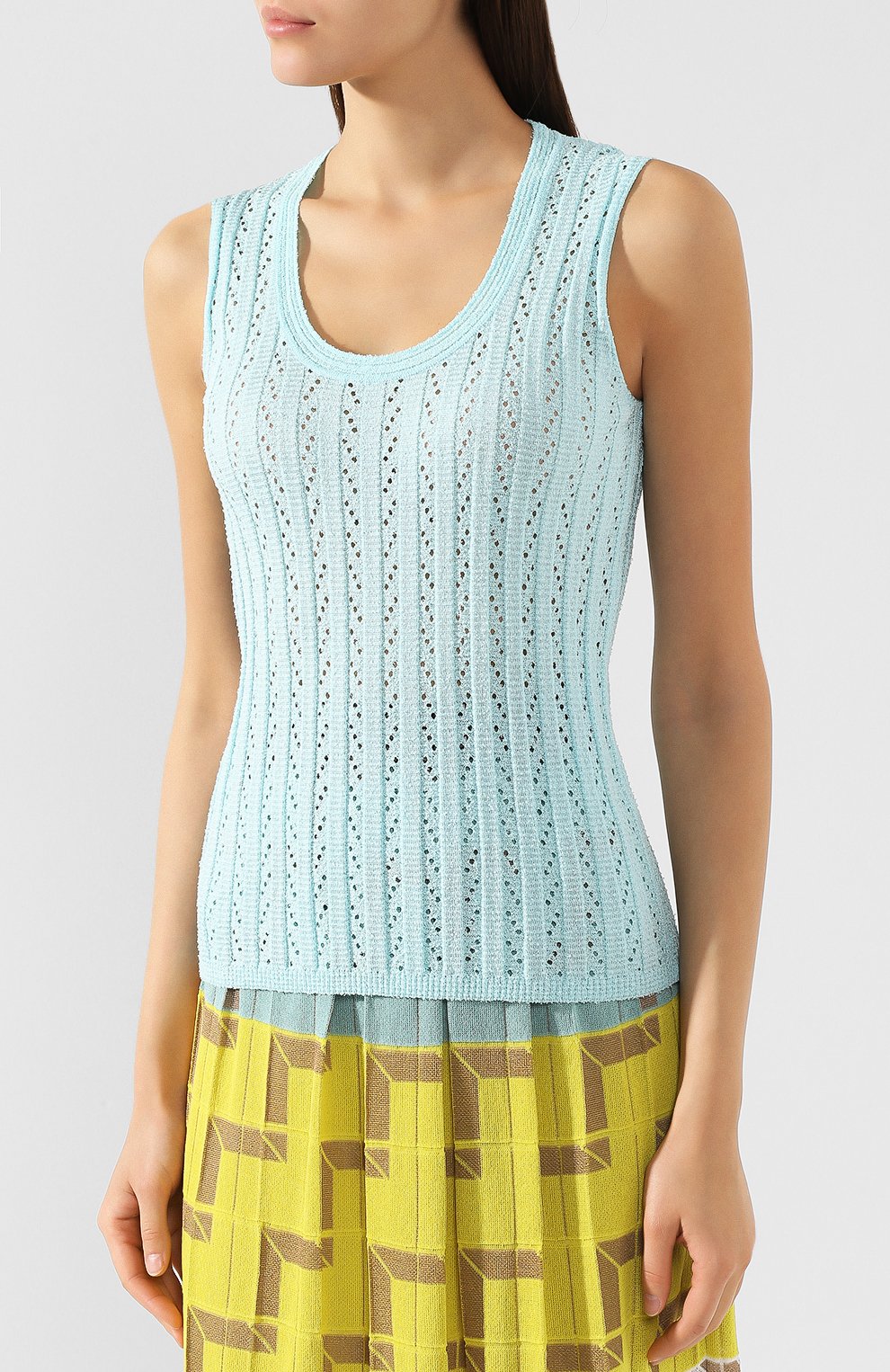 Топ из смеси вискозы и хлопка M MISSONI, арт. 2DJ00020/2K000E, фото 3