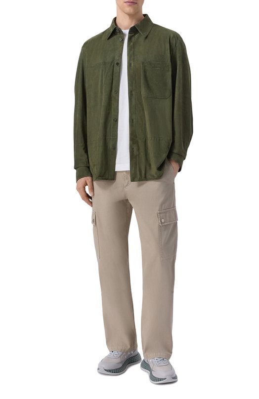 Комбинированные кроссовки Stefano Ricci UR88_G6688/MRTSWY Серый  UR88_G6688/MRTSWY Фото 2