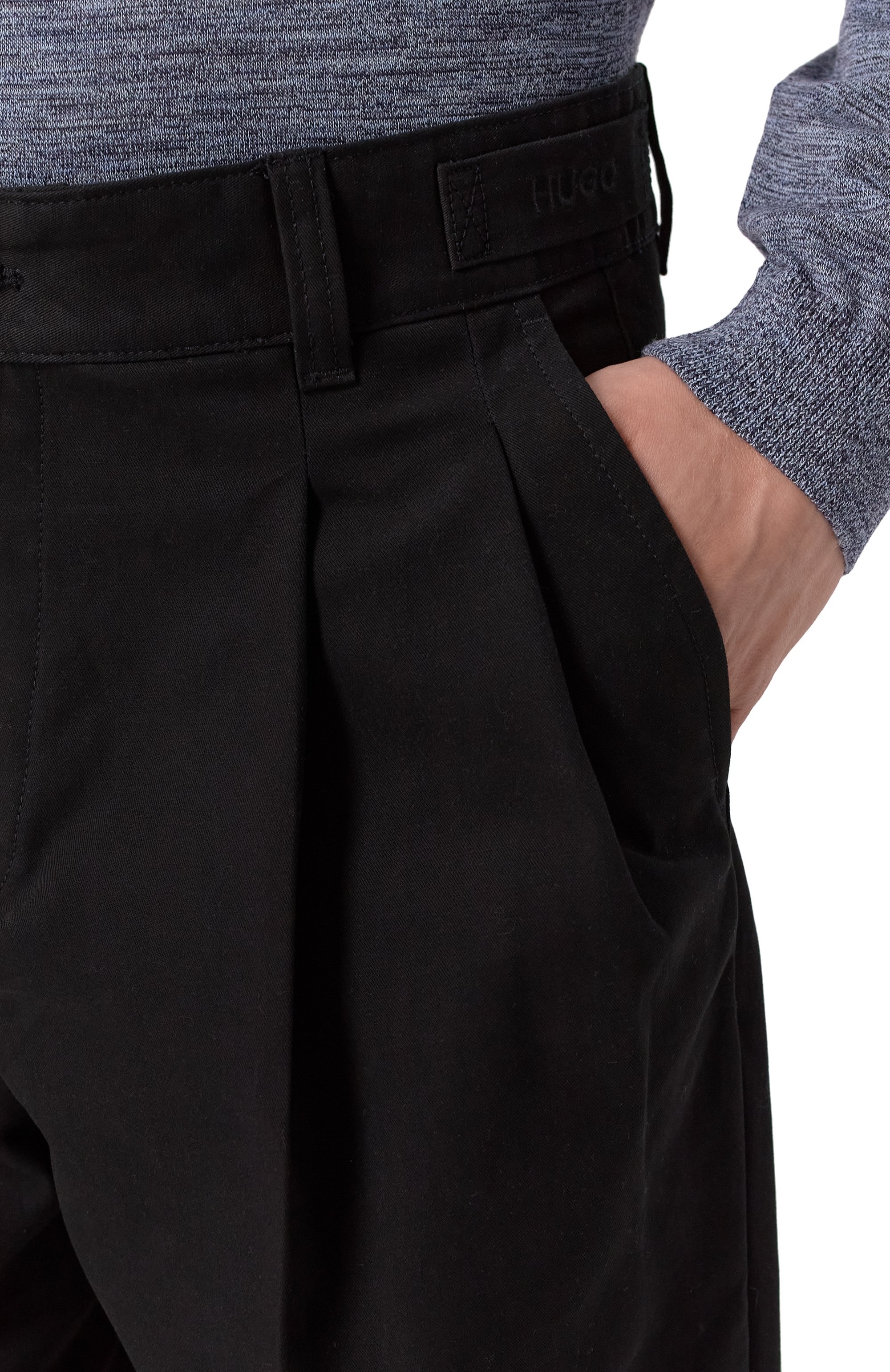 Хлопковые брюки HUGO, арт. 50544013, фото 5