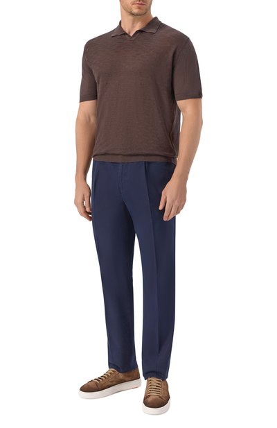 Мужская льняное поло CORNELIANI, арт. 27M570/2725135