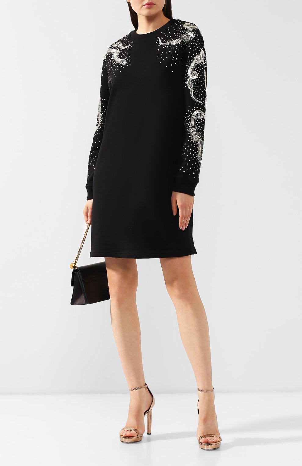 Хлопковое платье GIVENCHY черного цвета по цене 155000 руб., арт. BW20DGG0E1, фото 2 Хлопковое платье GIVENCHY, арт. BW20DGG0E1, фото 2