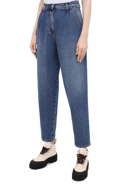 Джинсы MSGM синего цвета по цене 25600 руб., арт. 2943MDP49L 207641, фото 3 Джинсы MSGM, арт. 2943MDP49L 207641, фото 3