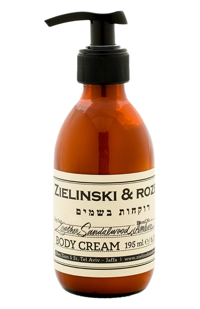 Крем для тела кожа, сандал, амбра (195ml) ZIELINSKI&ROZEN бесцветного цвета, арт. 7290116441757 | Фото 1 (Нос: Не проставлено; Региональные ограничения белый список (Axapta Mercury): Не проставлено; Тип продукта: Кремы; Назначение: Для тела; Косметика кросс-кт: Уход У)