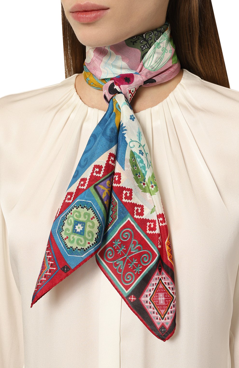 Шелковый платок кавказ GOURJI, арт. 91135437/514121172, фото 2