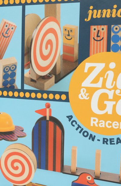 Деревянный конструктор zig&go 51 деталь DJECO, арт. DJ05650, фото 3