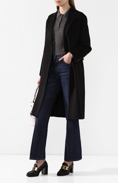 Шерстяное пальто PRADA, арт. P668M-1CRU-F0002, фото 2