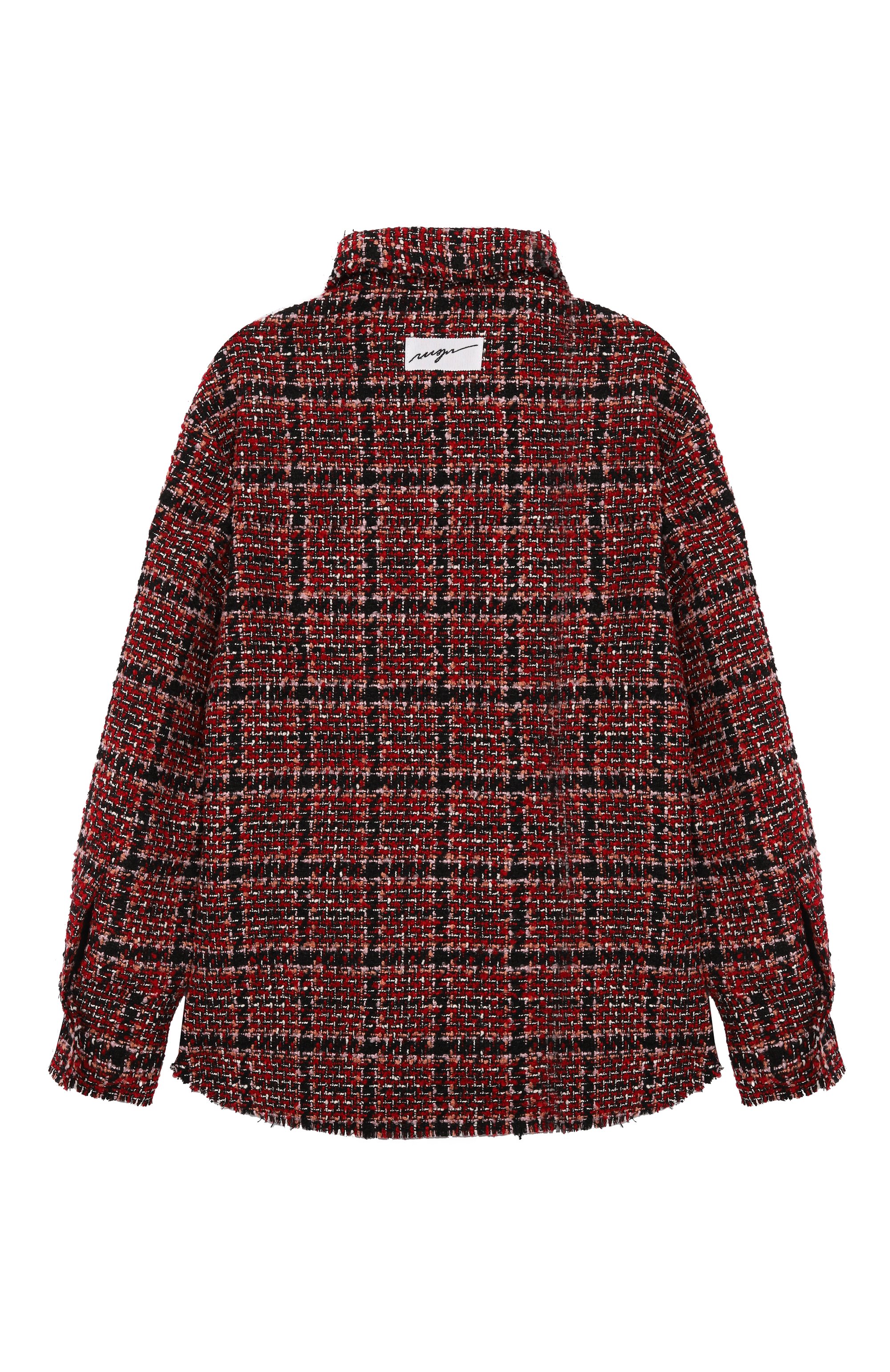 Твидовая рубашка MSGM KIDS, арт. F5MSJGJK199, фото 2