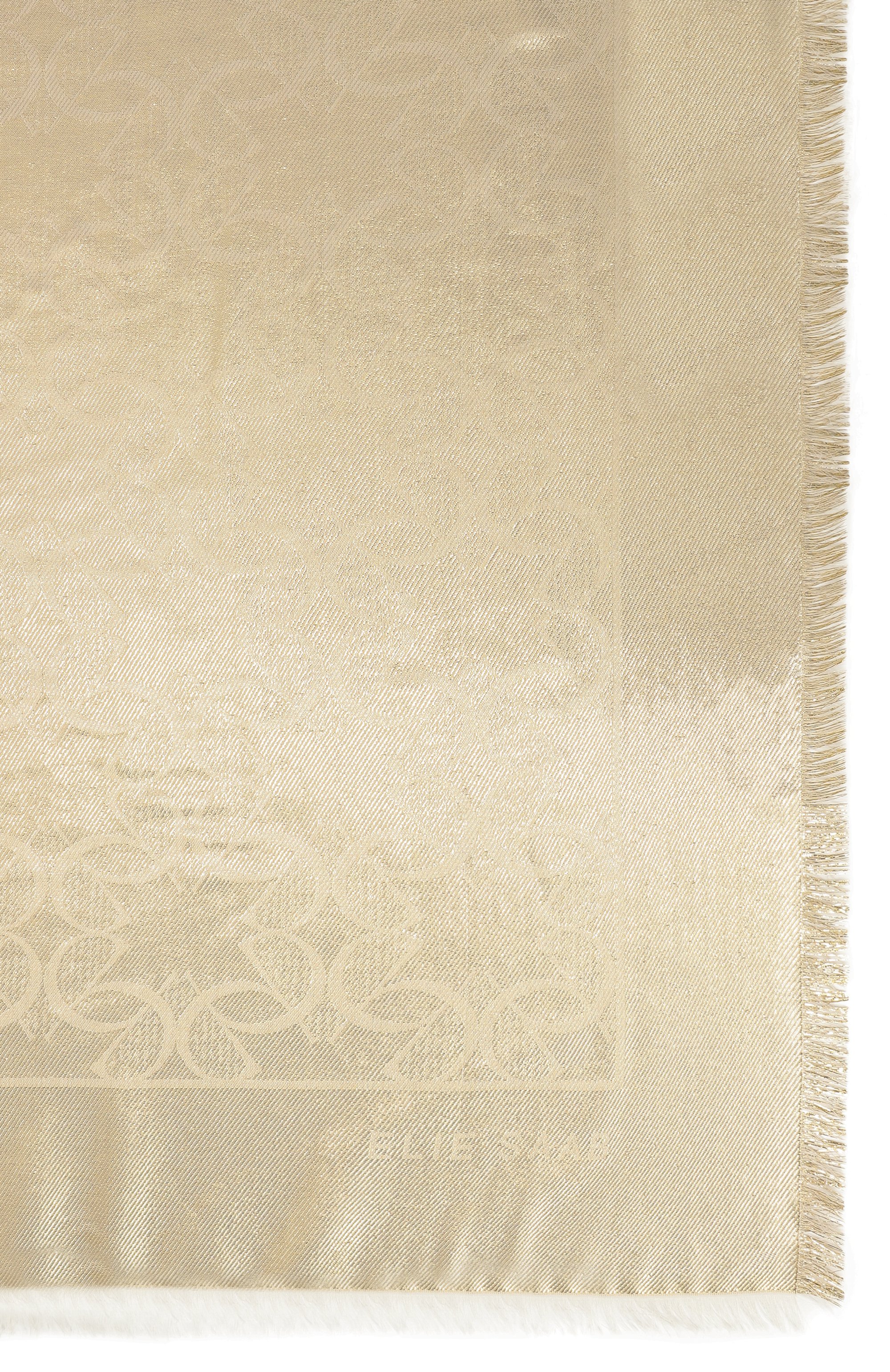 Шаль из шелка и шерсти ELIE SAAB, арт. SE1414J6110, фото 4