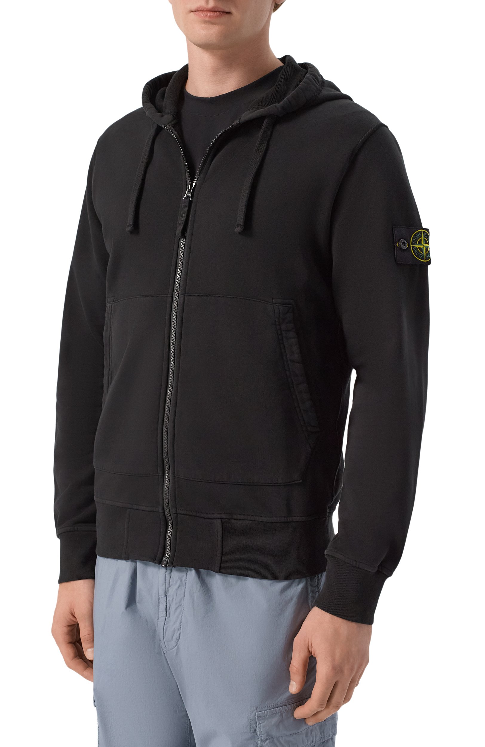 Хлопковая толстовка STONE ISLAND черного цвета по цене 49950 руб., арт. K2S156100061/S0051, фото 3 Хлопковая толстовка STONE ISLAND, арт. K2S156100061/S0051, фото 3
