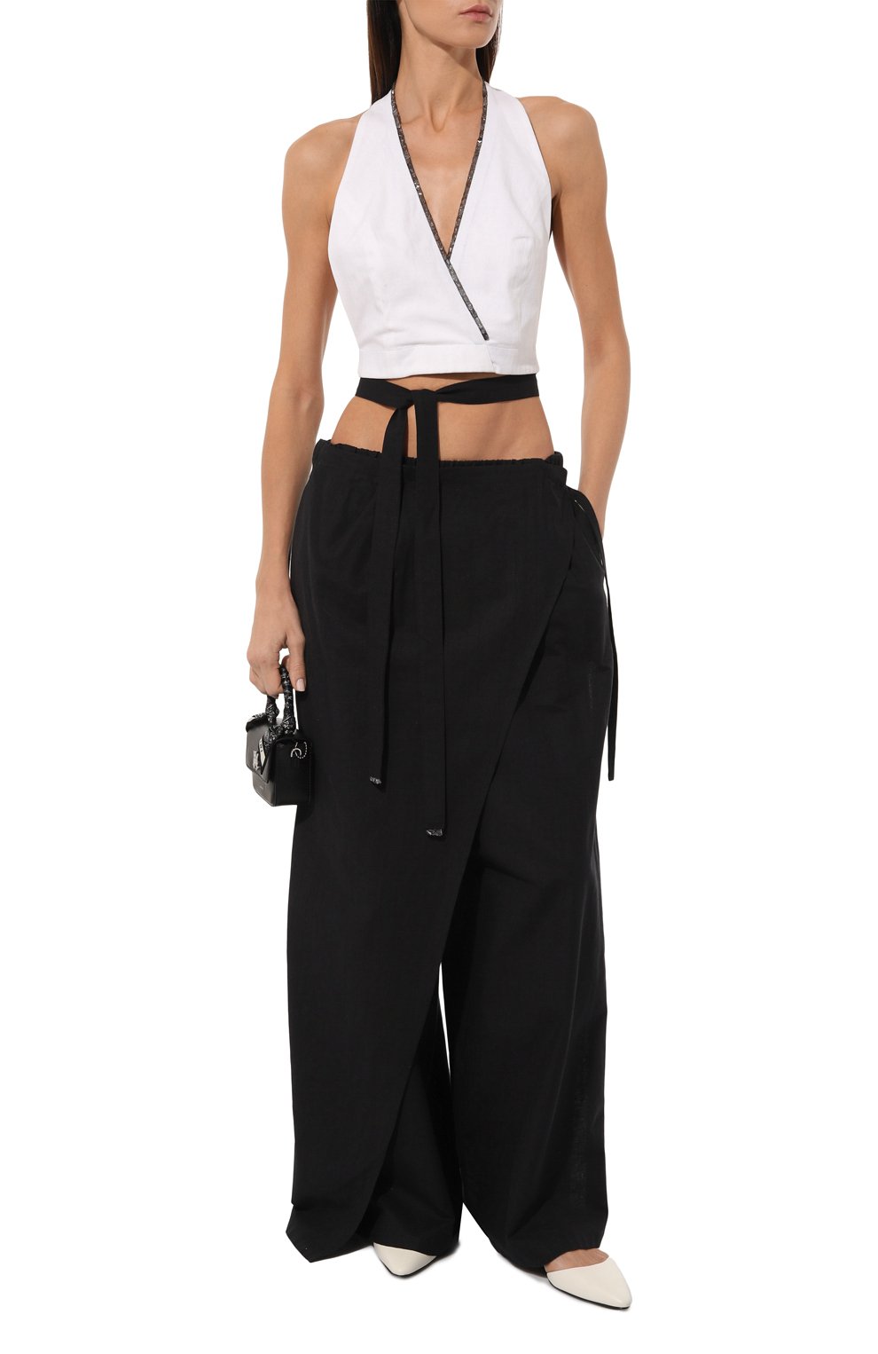 Брюки из хлопка и льна MIDGARD PARIS, арт. V1-PT303-BK, фото 2