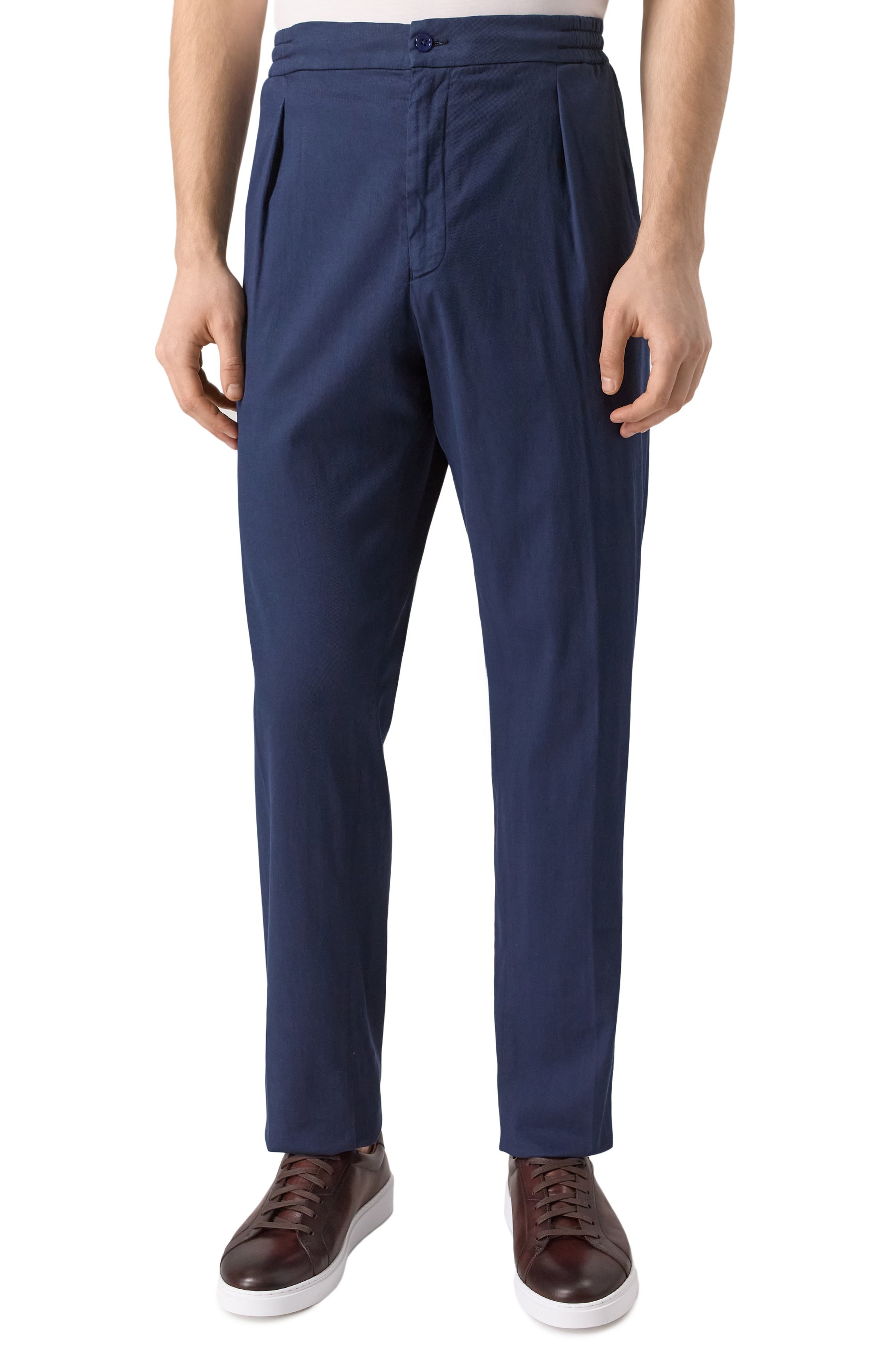 Брюки из хлопка и шелк�а MARCO PESCAROLO, арт. CHIAIA/5106/60-68, фото 3