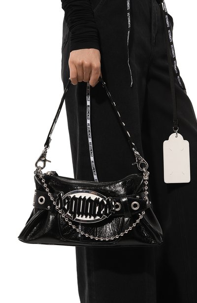 Сумка gothic DSQUARED2 черного цвета по цене 108000 руб., арт. SDW0065_TRW0065/01500001, фото 2 Сумка gothic DSQUARED2, арт. SDW0065_TRW0065/01500001, фото 2