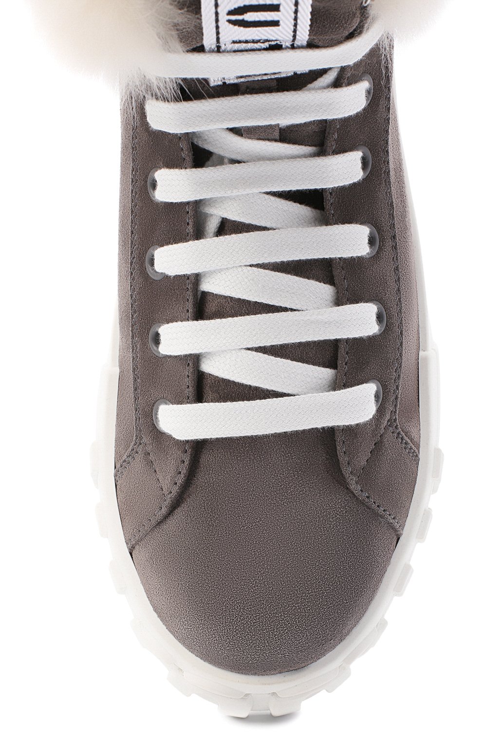 Замшевые кеды MIU MIU, арт. 5T384D-3A0A-F00M4-005, фото 5