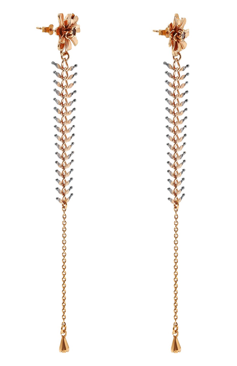 Серьги цветок папоротника MIDGARD PARIS, арт. 5616, фото 3