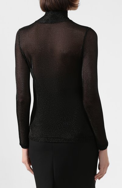 Водолазка из вискозы TOM FORD черного цвета по цене 128000 руб., арт. TSJ365-FAX540, фото 4 Водолазка из вискозы TOM FORD, арт. TSJ365-FAX540, фото 4