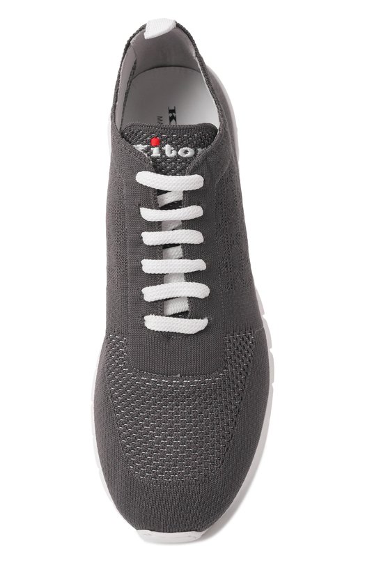 Текстильные кроссовки Kiton USSFITSN0115204_12-13 Серый  USSFITSN0115204_12-13 Фото 6