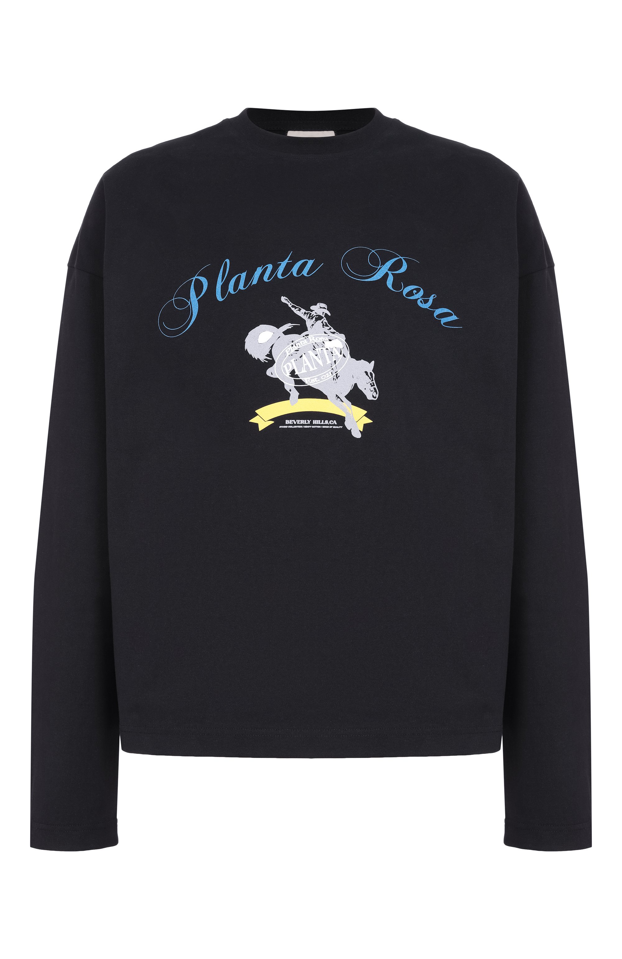 Хлопковый лонгслив PLANTA ROSA, арт. PR/L02.1/RODEO-ICON/300VELVET, фото 1
