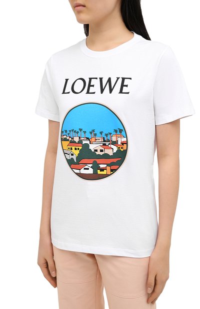 Хлопковая футболка LOEWE, арт. S897Y22X02, фото 3