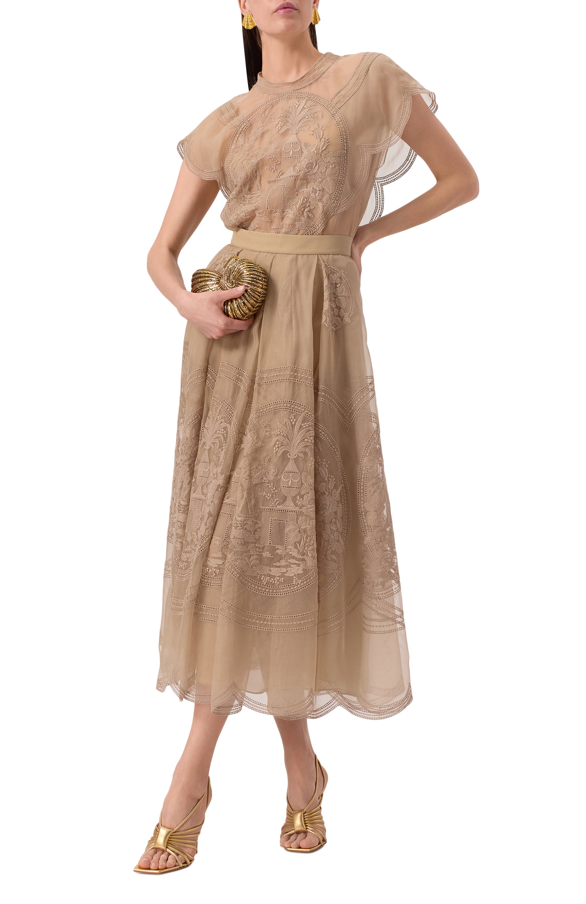 Шелковая юбка ELIE SAAB, арт. SK143NS25, фото 2