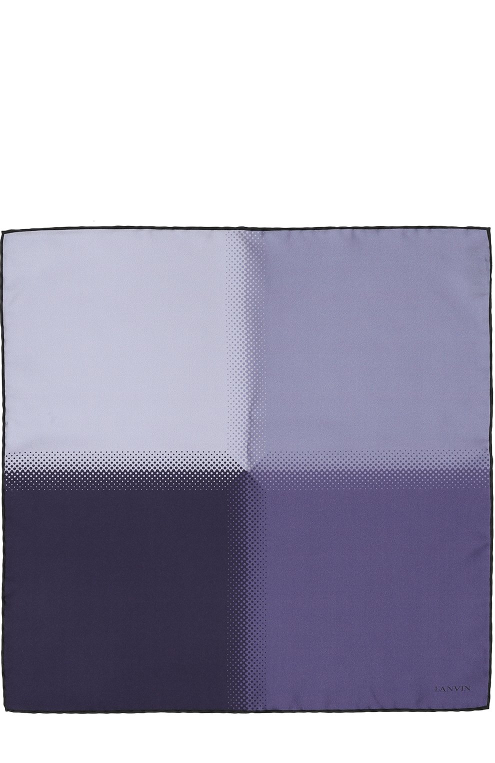 Шелковый платок LANVIN фиолетового цвета по цене 7250 руб., арт. 2719/HANDKERCHIEF, фото 2 Шелковый платок LANVIN, арт. 2719/HANDKERCHIEF, фото 2