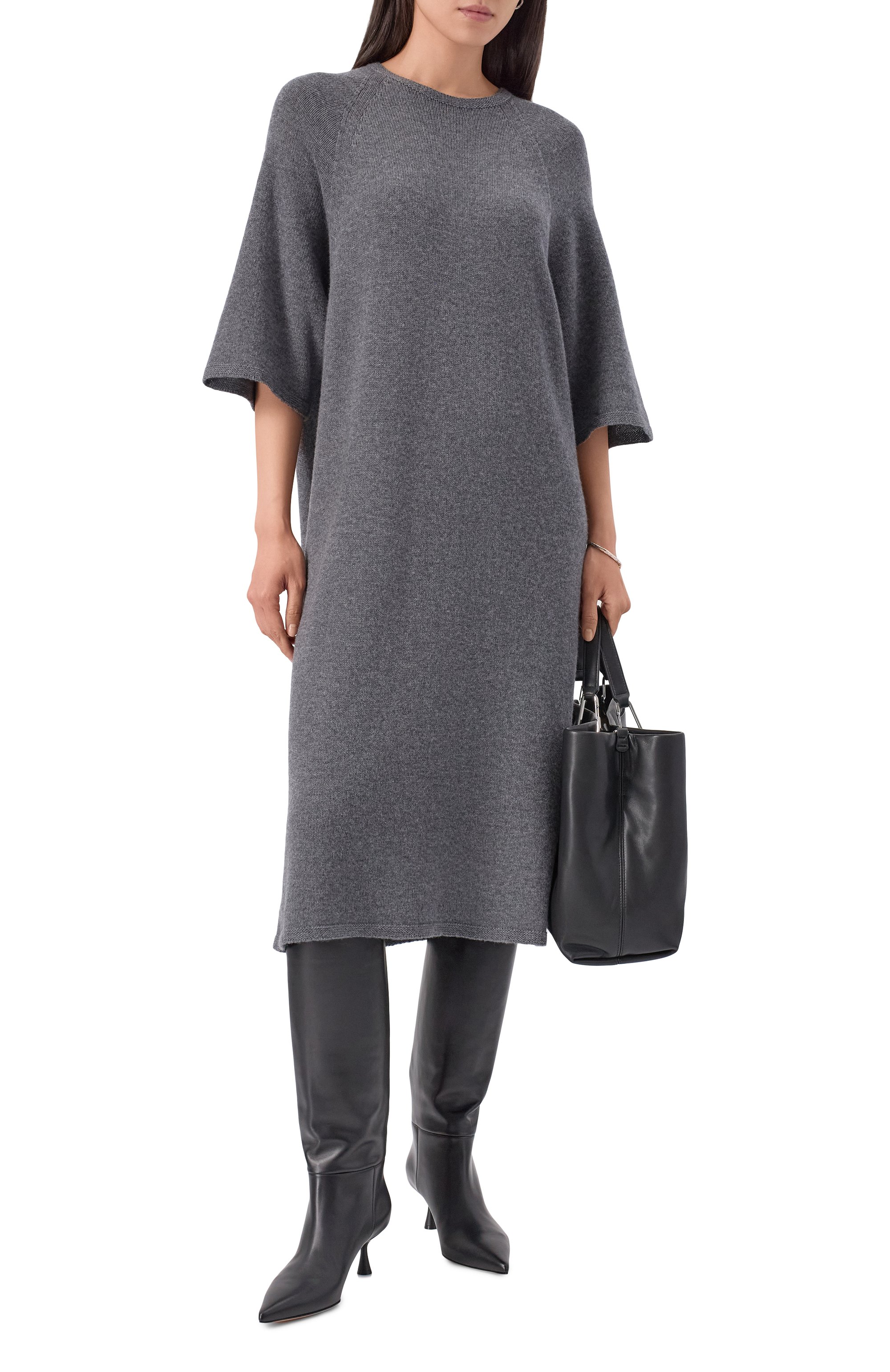 Платье из шерсти и кашемира EMPORIO ARMANI, арт. EW003196/AF20114/UB115, фото 2