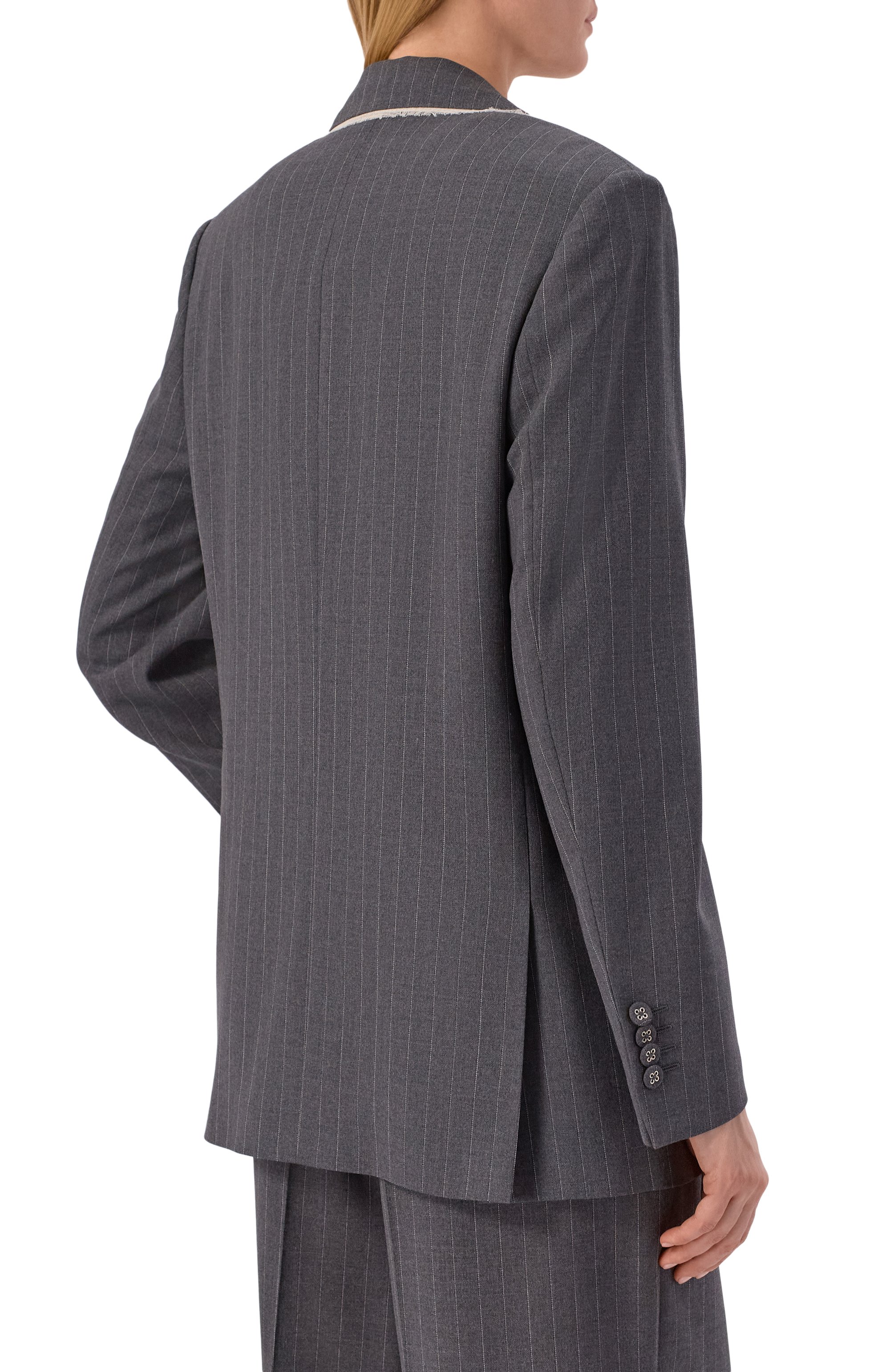 Шерстяной жакет OFFICINE GENERALE, арт. S26WTLG405, фото 4