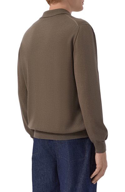 Поло из кашемира и шелка KITON, арт. UMKX05Z, фото 4