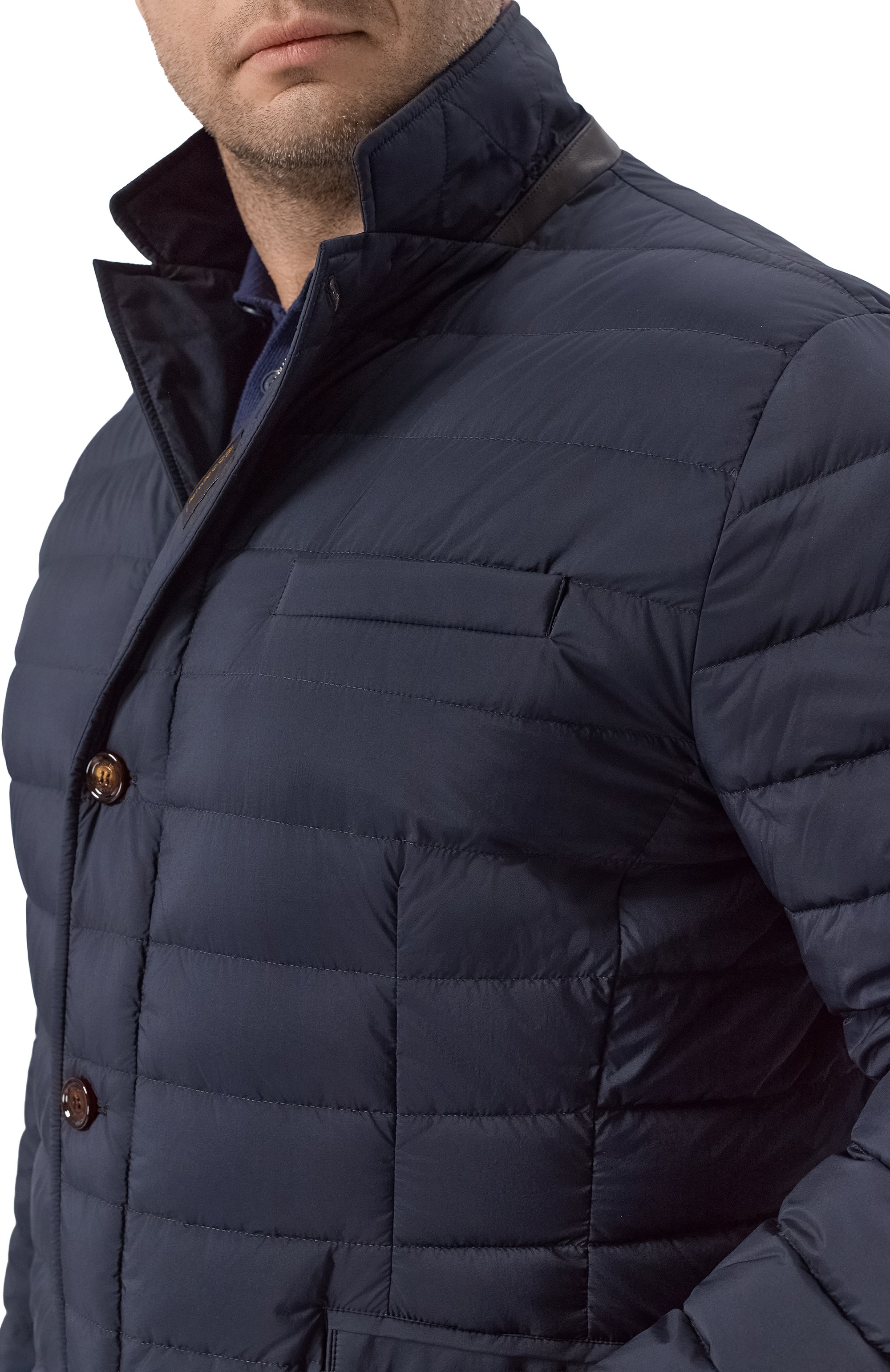 Пуховая куртка zavyer-s3 MOORER темно-синего цвета по цене 188000 руб., арт. ZAVYER/S3, фото 5 Пуховая куртка zavyer-s3 MOORER, арт. ZAVYER/S3, фото 5