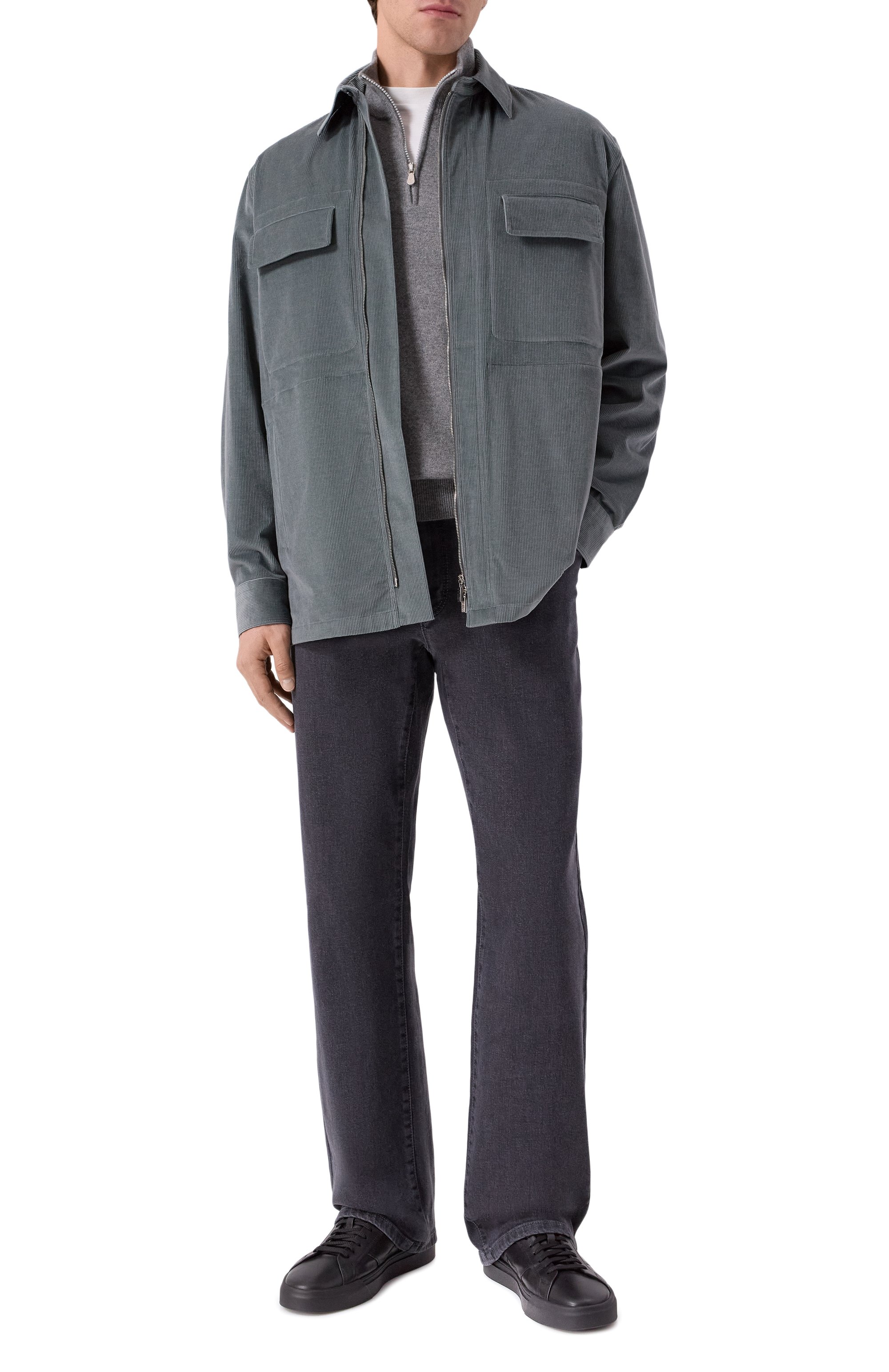 Вельветовая рубашка ZILLI, арт. ZSSH01M016639010A, фото 2