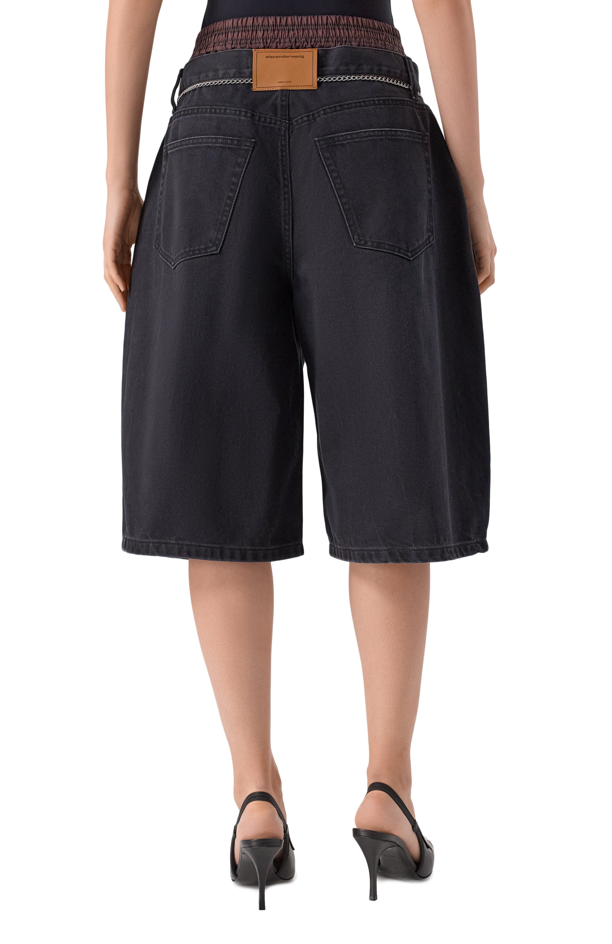 Джинсовые шорты ALEXANDER WANG, арт. 4DC3254755, фото 4