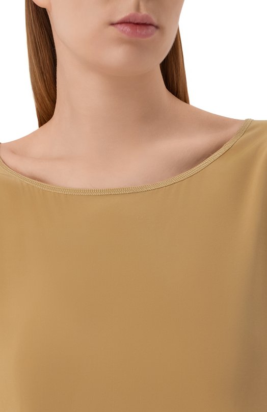 Шелковый топ Petar Petrov S26TB8 Бежевый  S26TB8 Фото 5