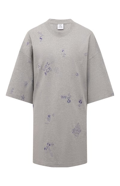 Хлопковая футболка VETEMENTS, арт. UE54TR320G