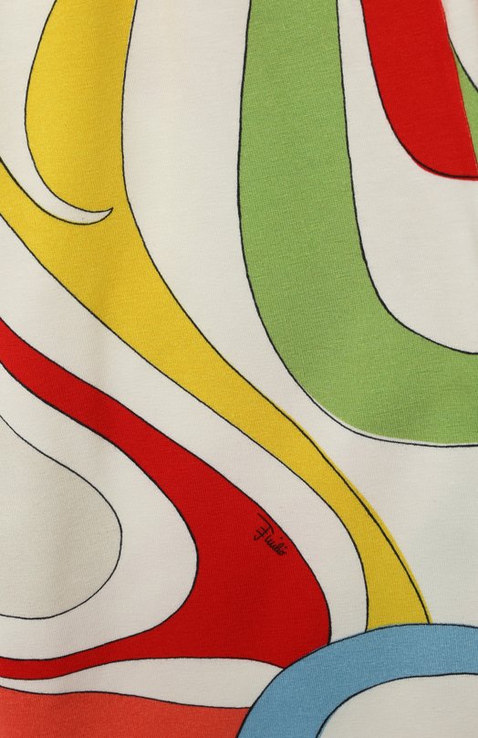 Хлопковые шорты Emilio Pucci Разноцветный, фото 3