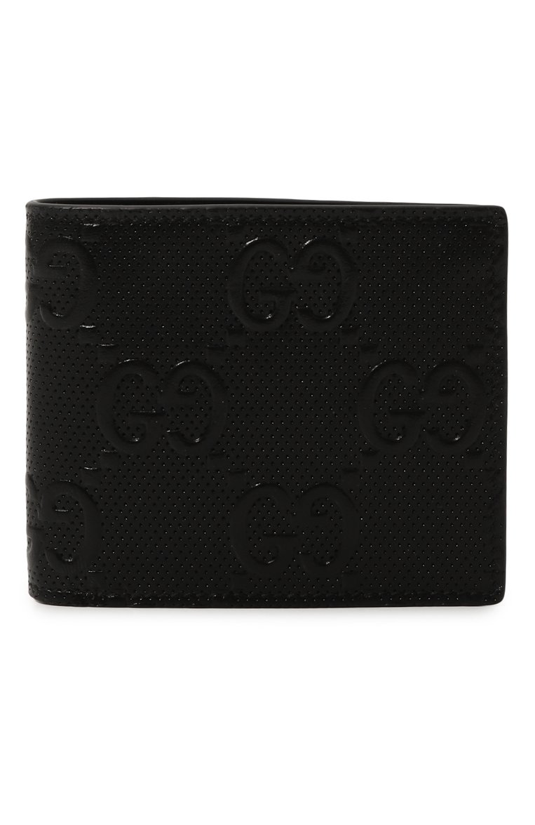 Мужской кожаное портмоне GUCCI черного цвета, арт. 625555/1W3AN | Фото 1 (Региональные ограничения белый список (Axapta Mercury): RU; Материал: Натуральная кожа; Нос: Не проставлено)