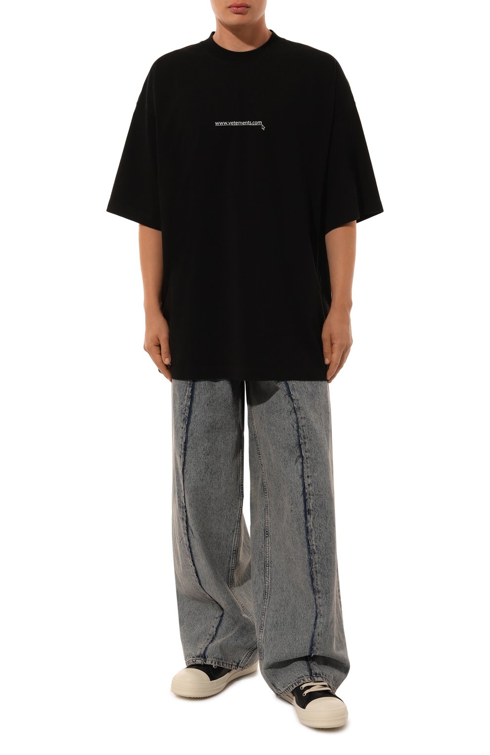 Хлопковая футболка VETEMENTS, арт. UA65TR290B, фото 5