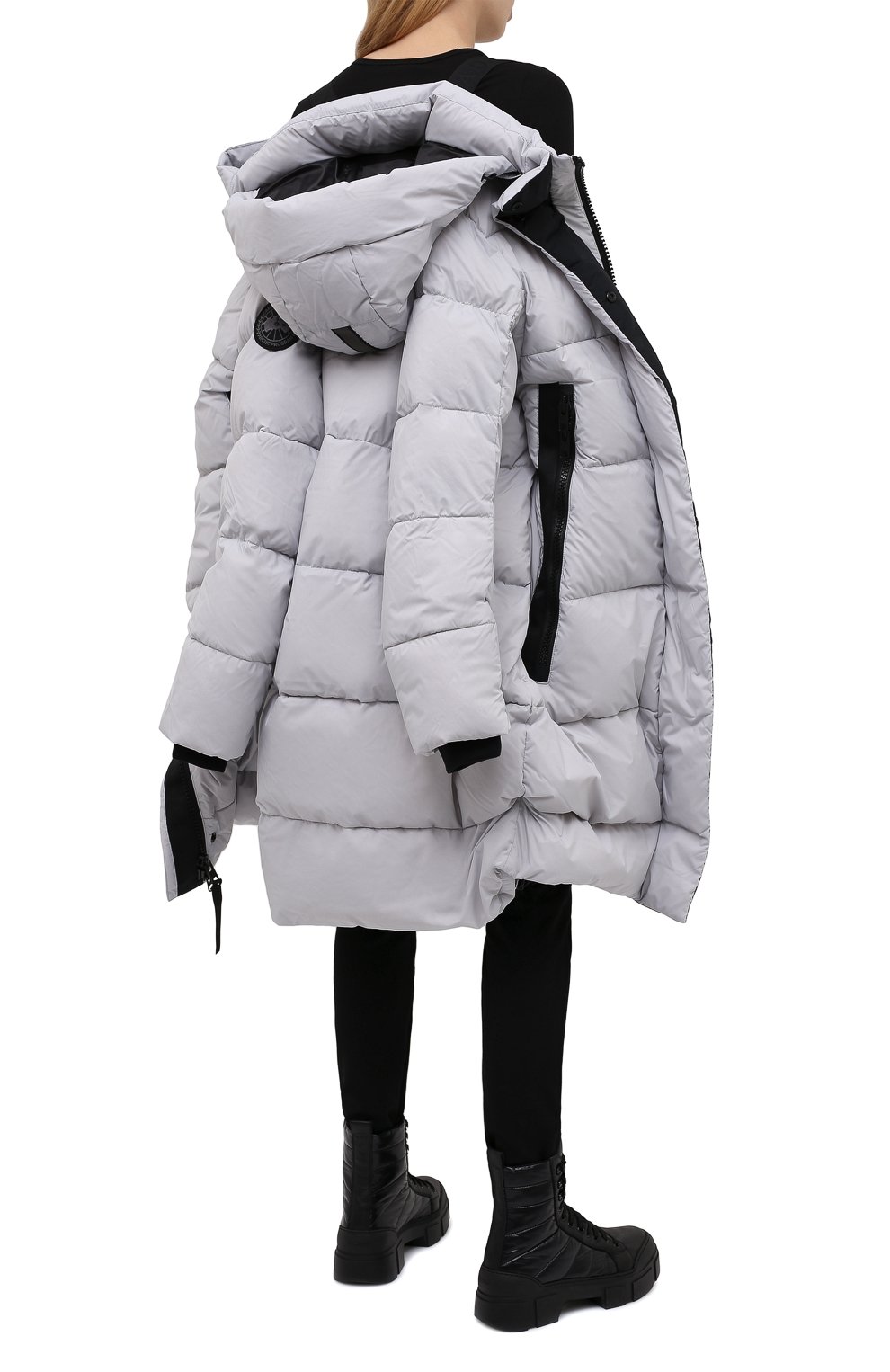 Пуховик CANADA GOOSE серебряного цвета по цене 128500 руб., арт. 2610LB, фото 6 Пуховик CANADA GOOSE, арт. 2610LB, фото 6