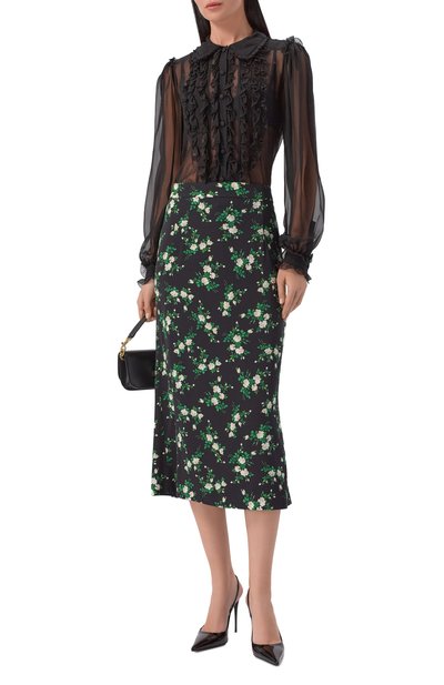 Шелковая юбка DOLCE & GABBANA, арт. F4DDFT/FSA88, фото 2