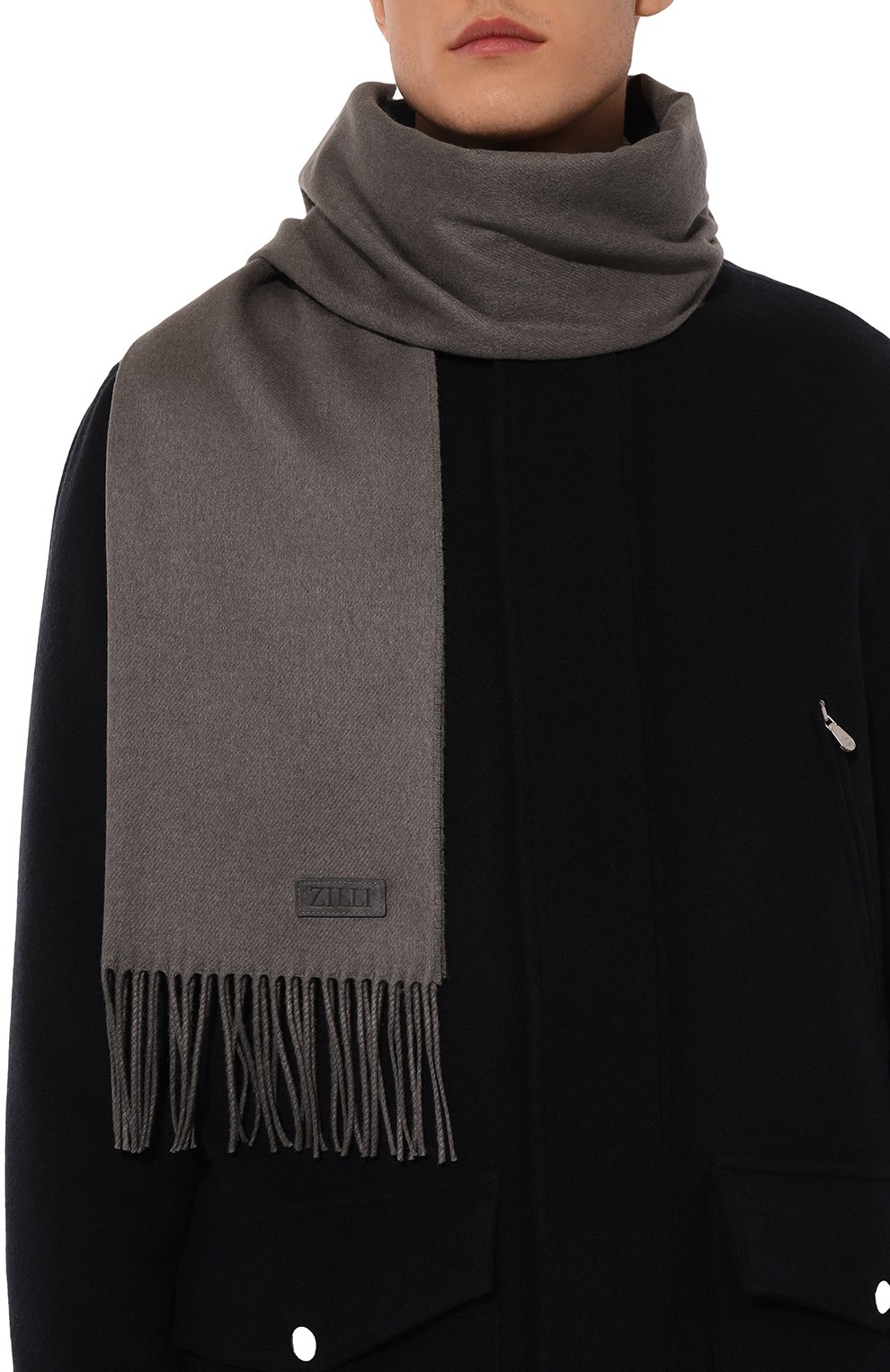 Шарф из шелка и кашемира ZILLI, арт. SQIN00M0236VZL000, фото 2
