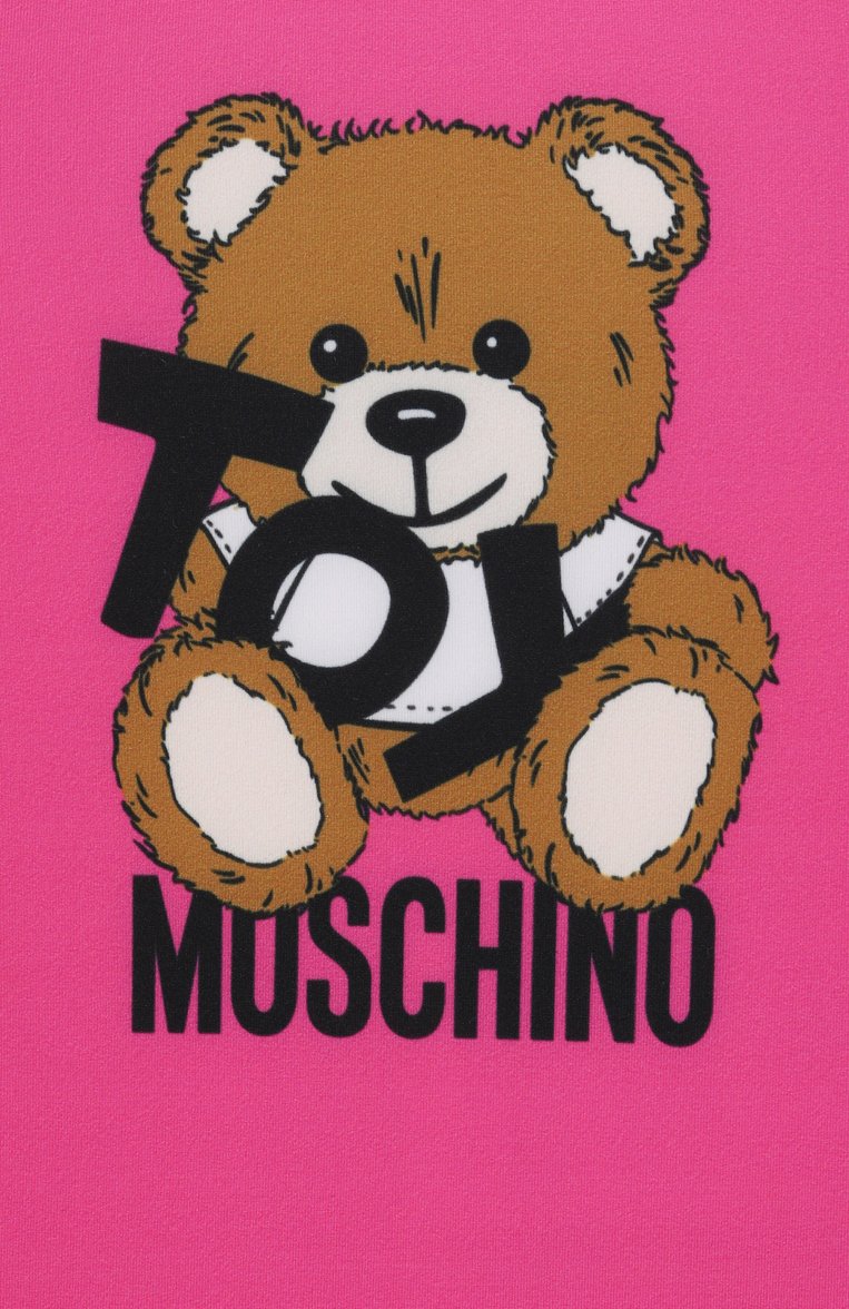 Детского слитный купальник MOSCHINO фуксия цвета, арт. M0L00A/LKA00 | Фото 3 (Нос: Не проставлено; Материал внешний: Синтетический материал; Кросс-КТ НВ: Купальники; Тематический товар: Teddy Bear; Ростовка одежда: 12 мес | 80 см, 18 мес | 86 см, 24 мес | 92 см, 36 мес | 98 см)