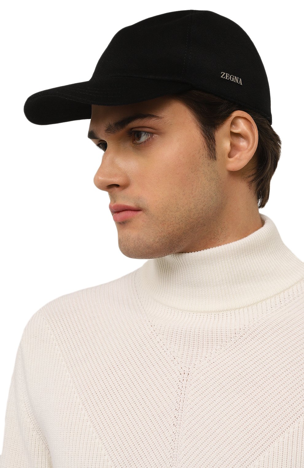 Кашемировая бейсболка ZEGNA, арт. E8I09H/B4B, фото 2