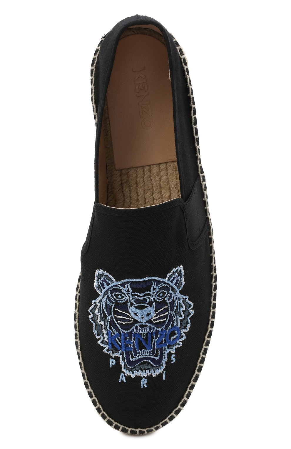Текстильные эспадрильи KENZO черного цвета по цене 21750 руб., арт. FB55ES188F70, фото 5 Текстильные эспадрильи KENZO, арт. FB55ES188F70, фото 5