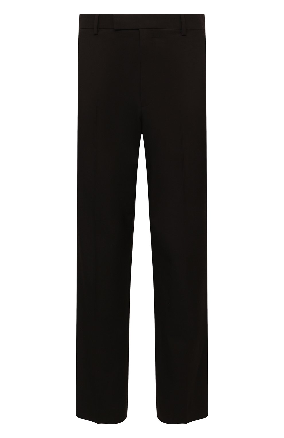 Шерстяные брюки THE ROW темно-коричневого цвета по цене 186000 руб., арт. 279W1842, фото 1 Шерстяные брюки THE ROW, арт. 279W1842, фото 1